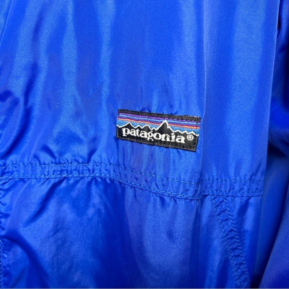 Vintage Patagonia Jacket Adult M Blue Bomber Fleece Lined Zip 90s Pocket USA - Picture 3 of 8